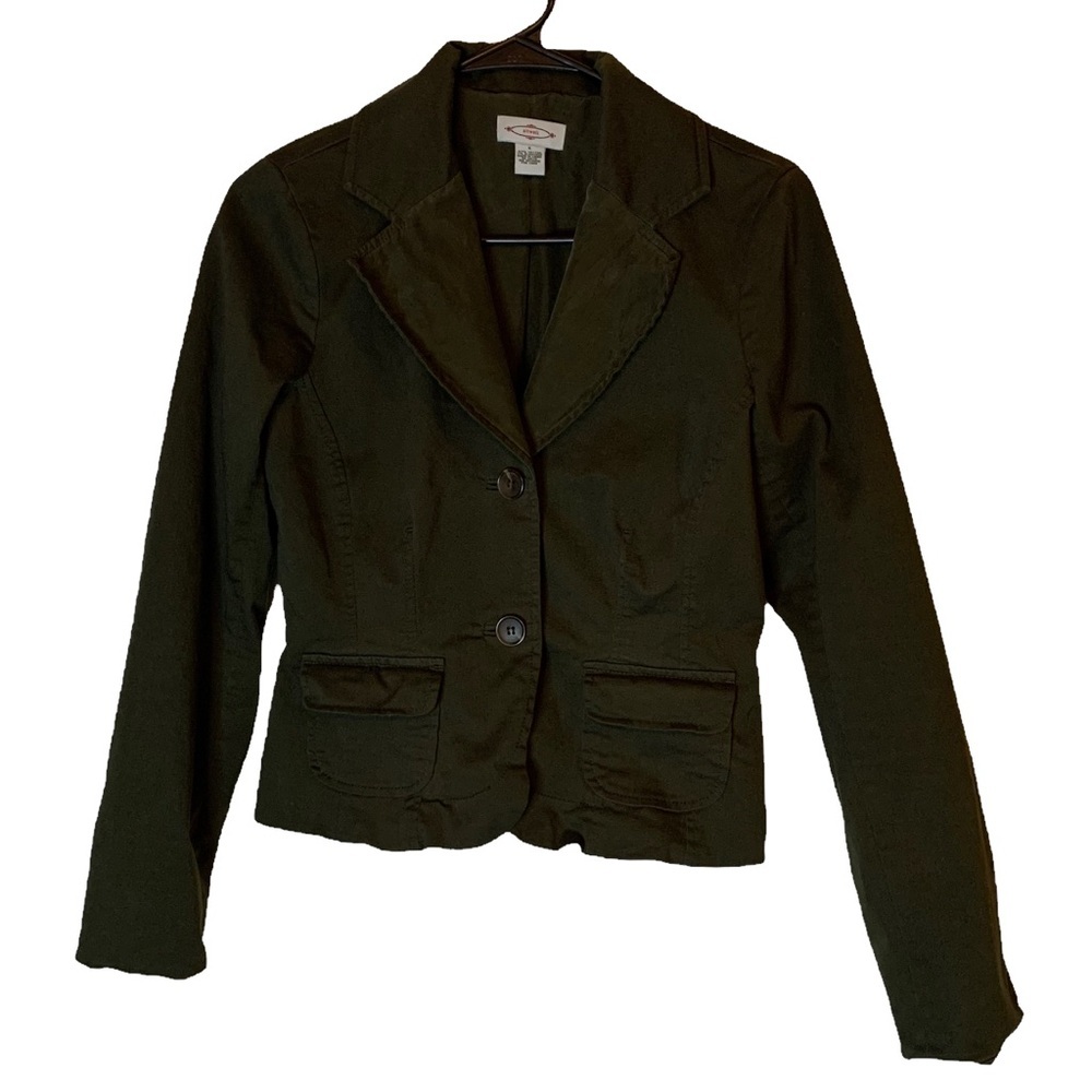 Anthropologie Sitwell Hunter/Dark Green Jacket. Size 6